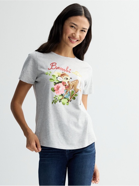 Disney Tops - 🌟HOST PICK!🌟 Disney’s Bambi 🦌💕 Butterfly Floral Scene Women’s Cut Tee